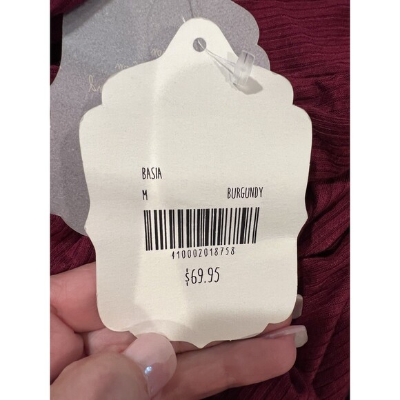 Altar'd State Long Sleeve Mini Dress Open Back Size Medium NWT $70 - Picture 10 of 12